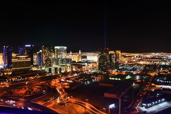 Horizon de Las Vegas la nuit