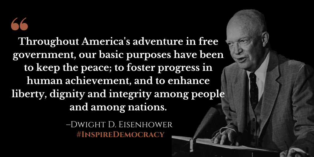 Citation de Dwight D. Eisenhower 