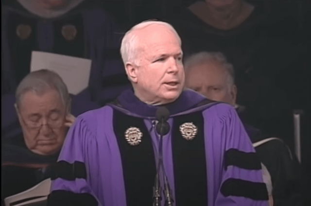 McCain Northwestern Commencement Speech