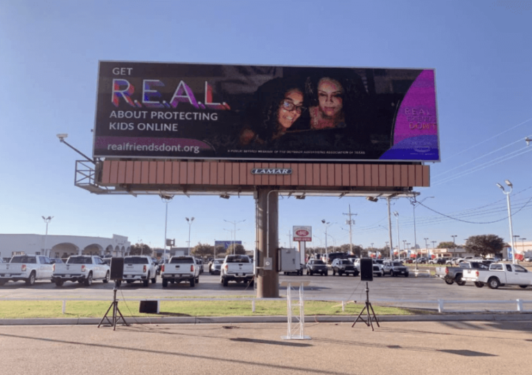 R.E.A.L. Friends Don’t Billboards in Texas