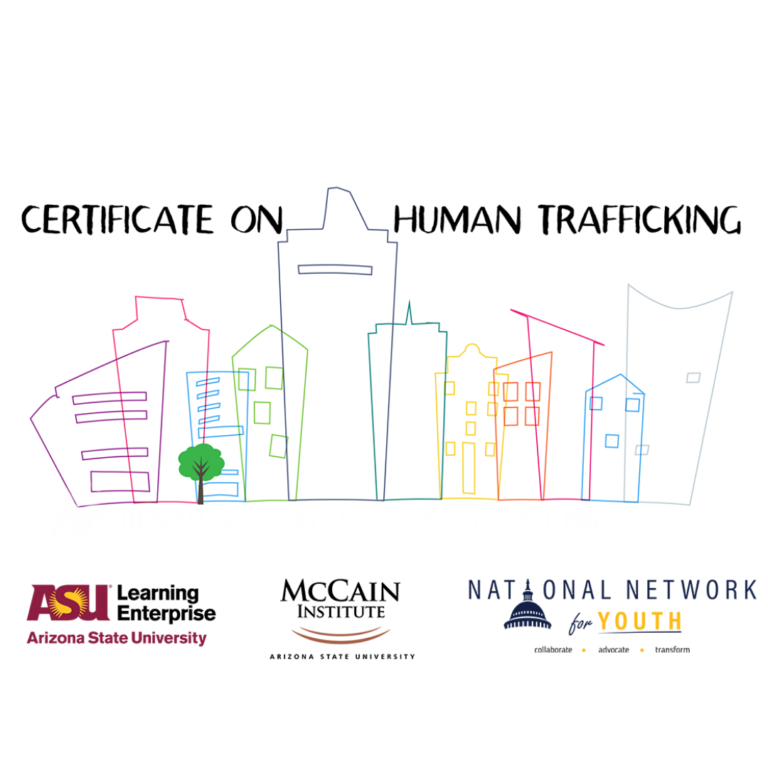 Certificate on Human Trafficking