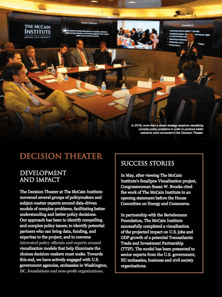 Decisions Theatre Impact Report