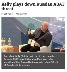 Mark Kelly habla sobre el espacio en el Foro de Sedona 2022