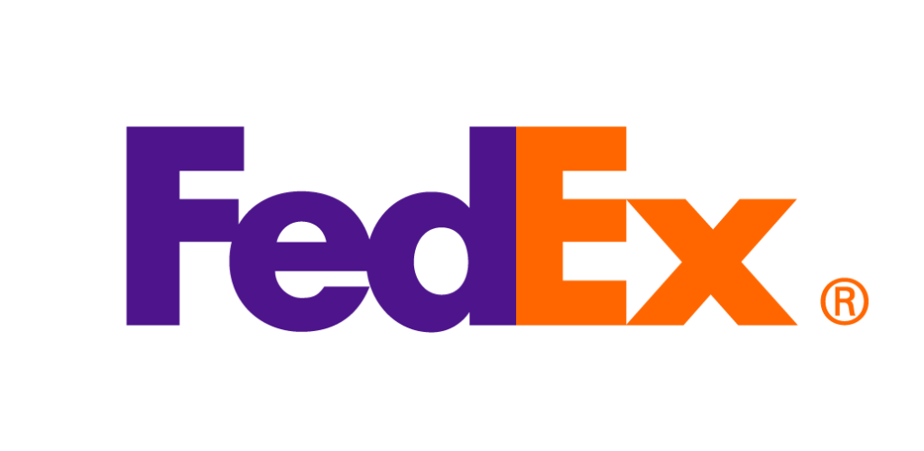 FedEx logo.