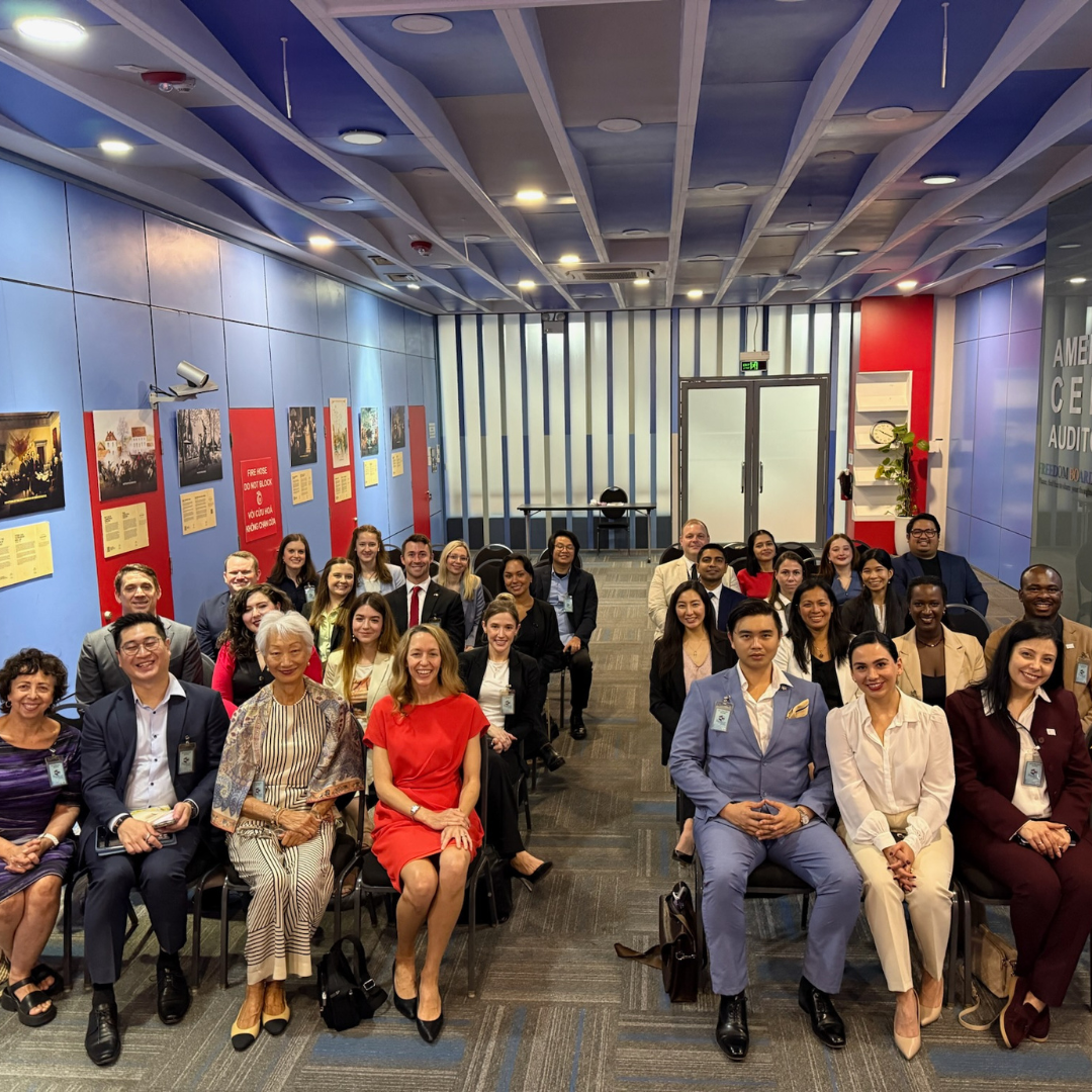McCain Global Leaders at the U.S. Embassy in Hanoi, Vietnam.