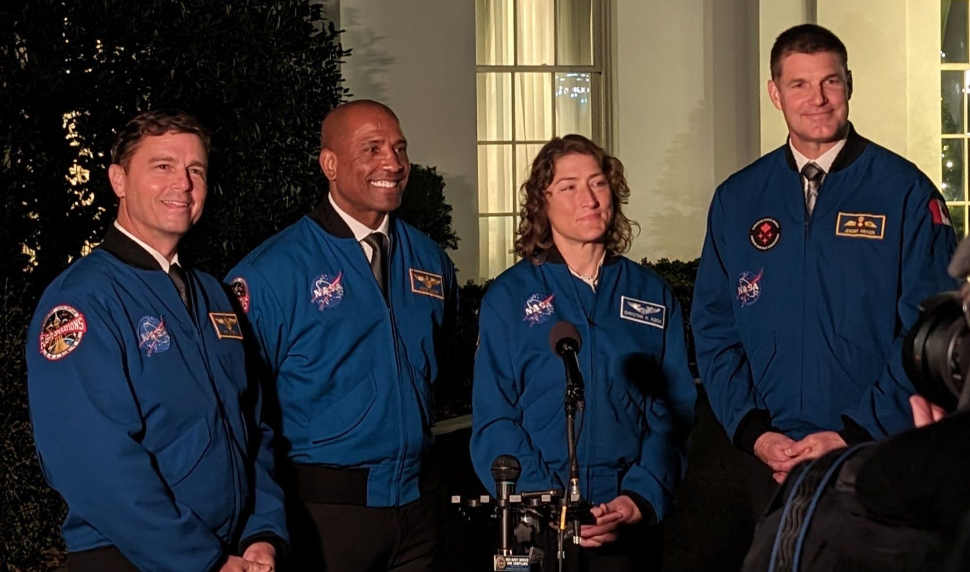 Artemis II crew.