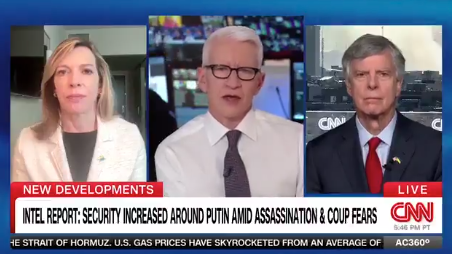 Dr. Evelyn Farkas on CNN's Anderson Cooper 360.